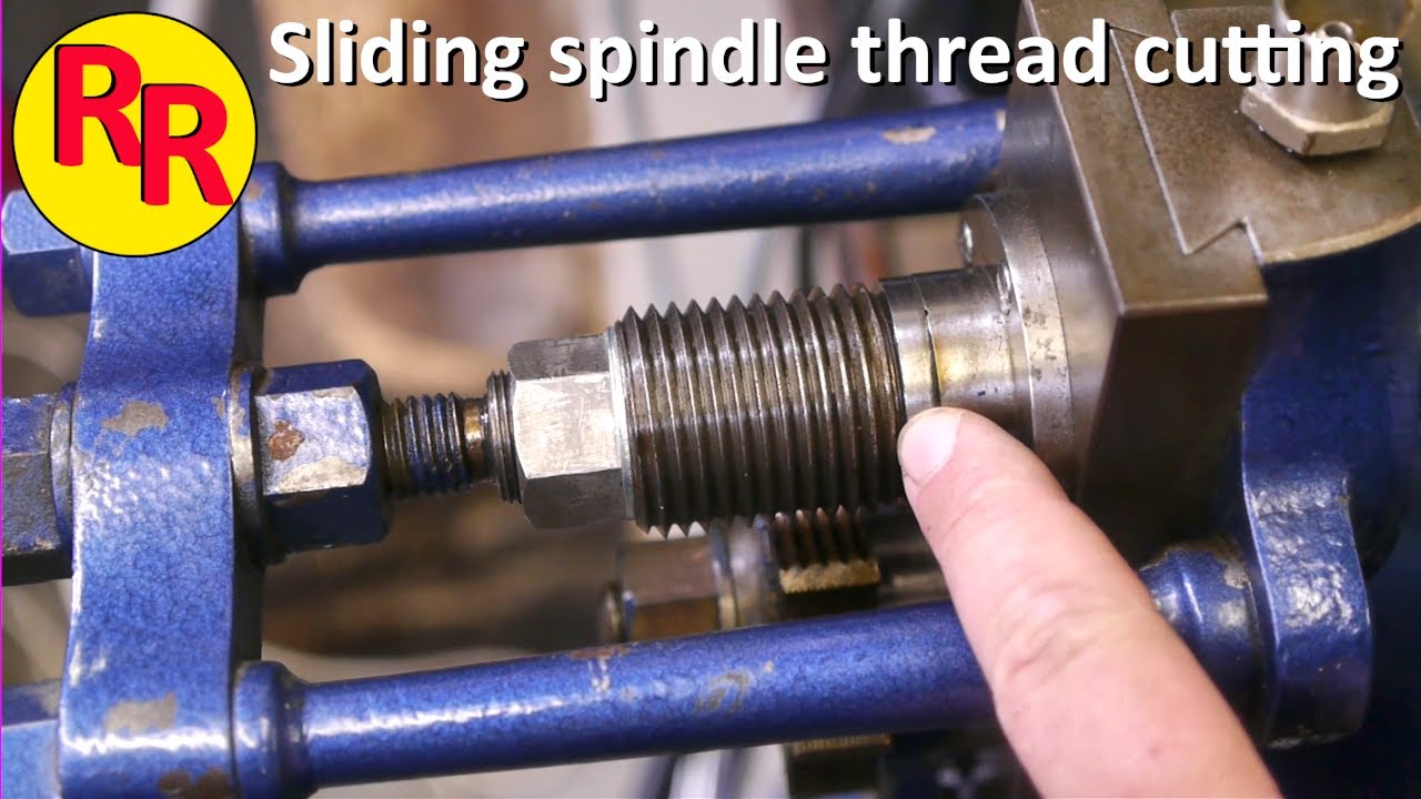 Old skool sliding spindle threading making a spindle nose protector