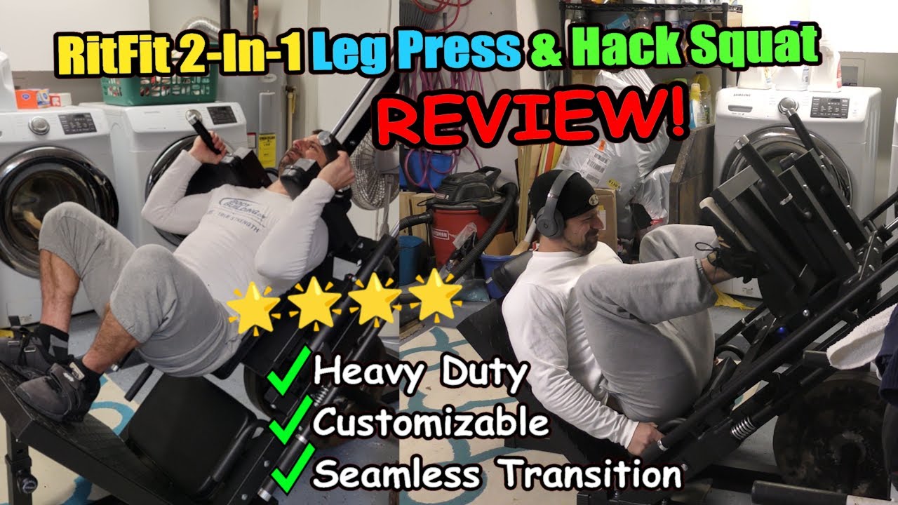RitFit 2-in-1 Leg Press & Hack Squat REVIEW || My Experience with a HEAVY DUTY Home Gym Leg Machine