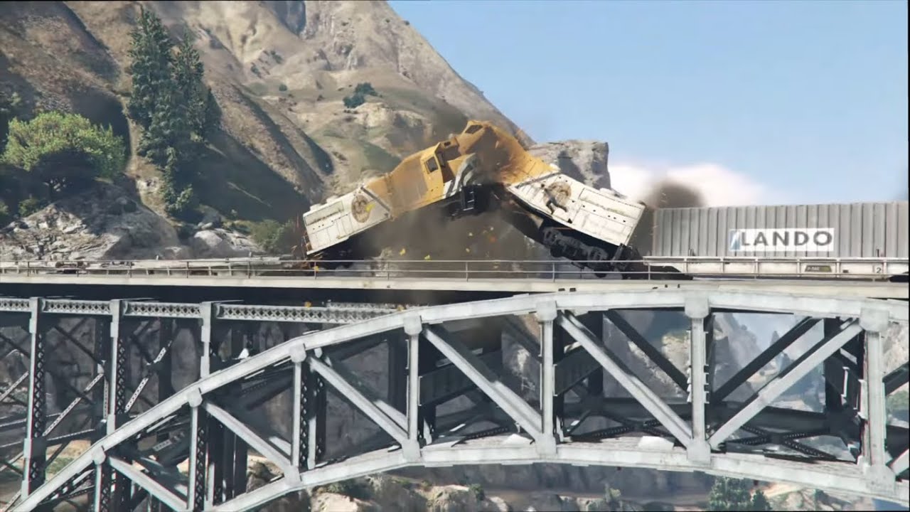 Train Crash Mission! Gta 5 gameplay #7