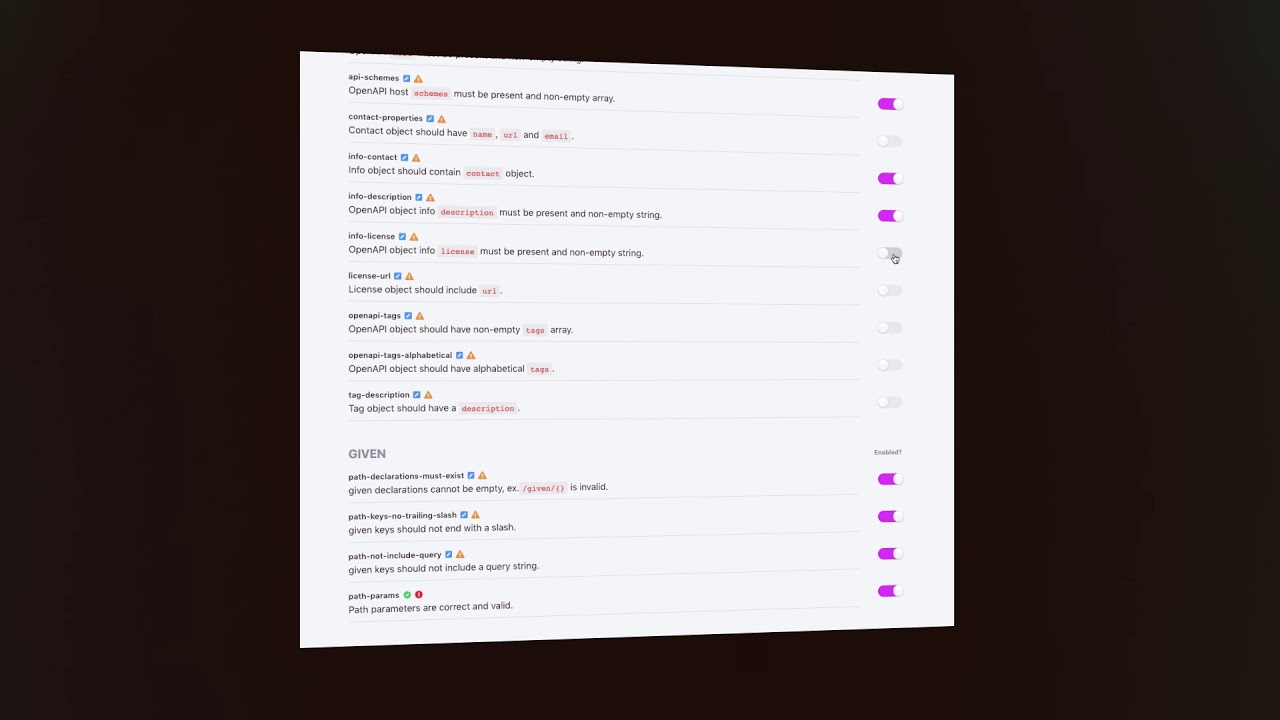 API Design to Docs