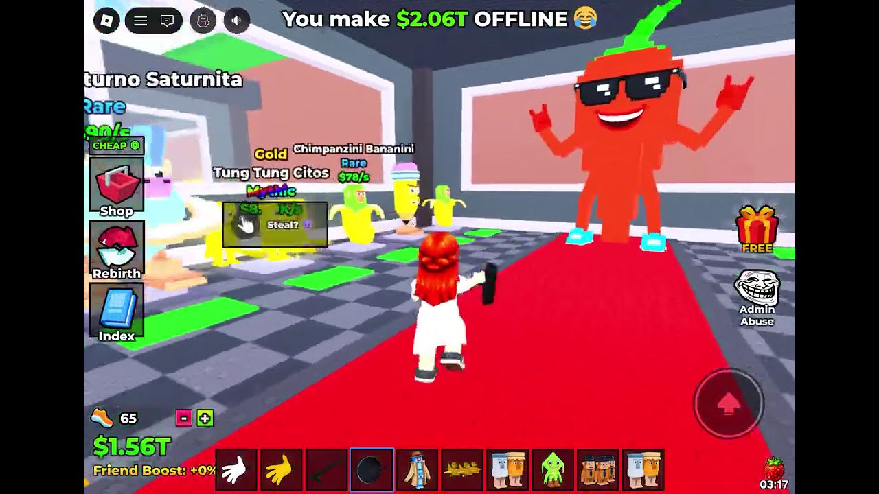 Steal From Brainrot Is TOO FUNNY 😂💀 | Roblox Brainrot Challenge #shorts #shortfeed #explore 