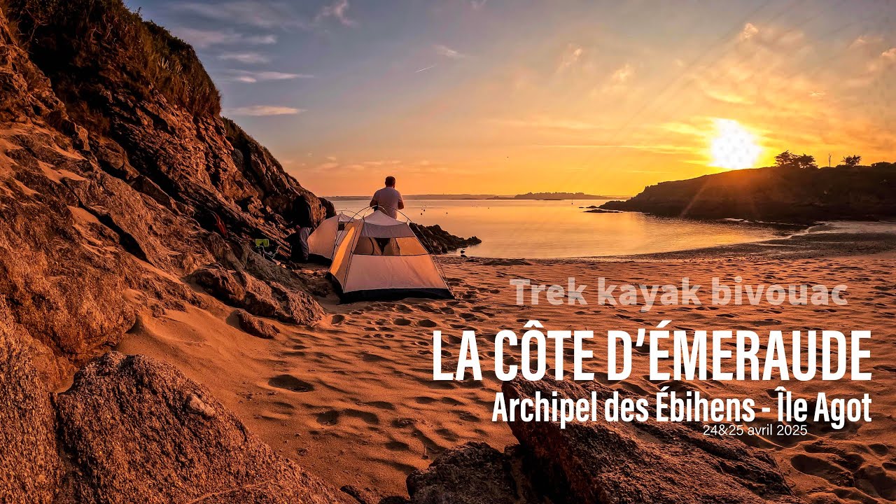 Bretagne| L’Archipel des Ébihens en kayak avec bivouac | #kayak #seakayaking #bretagne #4k