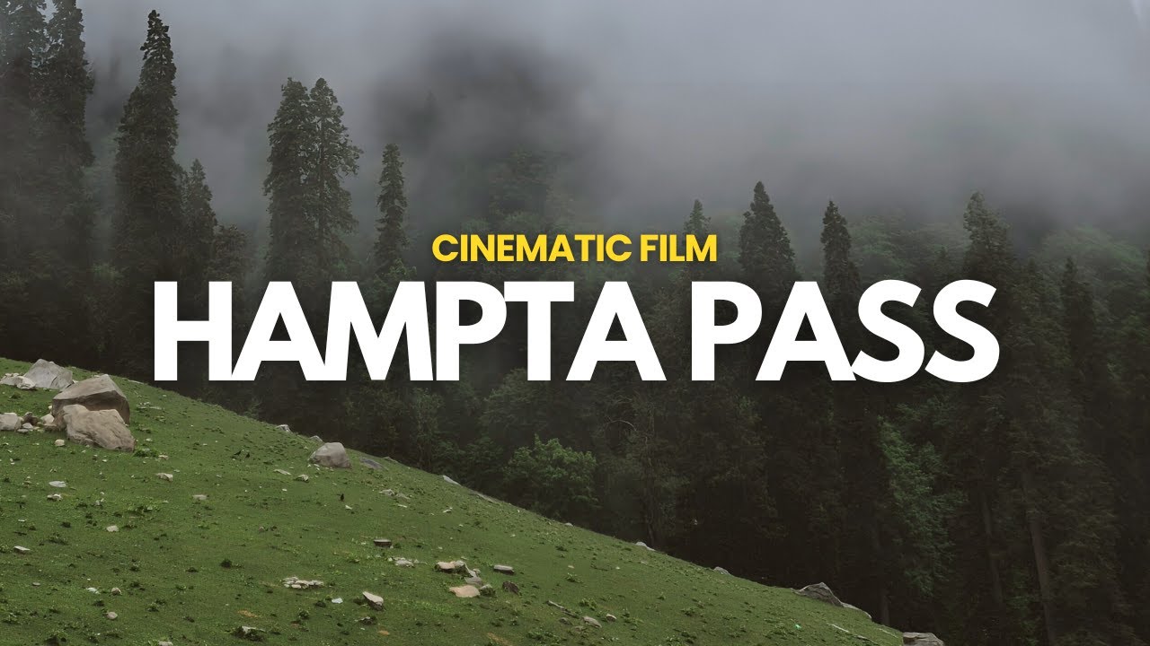 HAMPTA PASS Trek, Manali | 4K Drone Shots | Himachal Trek Video