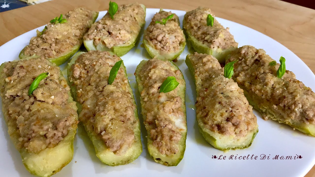 ZUCCHINE RIPIENE IN PADELLA - CREMOSE, FILANTI, FACILISSIME DA FARE - NO FRITTO
