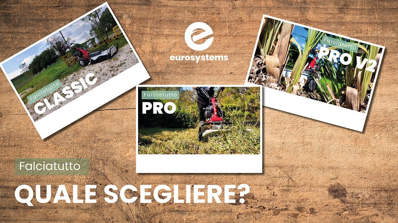 Guida alla scelta del Falciatutto per Minieffe e P55 evo | EUROSYSTEMS #falciatutto #trincia
