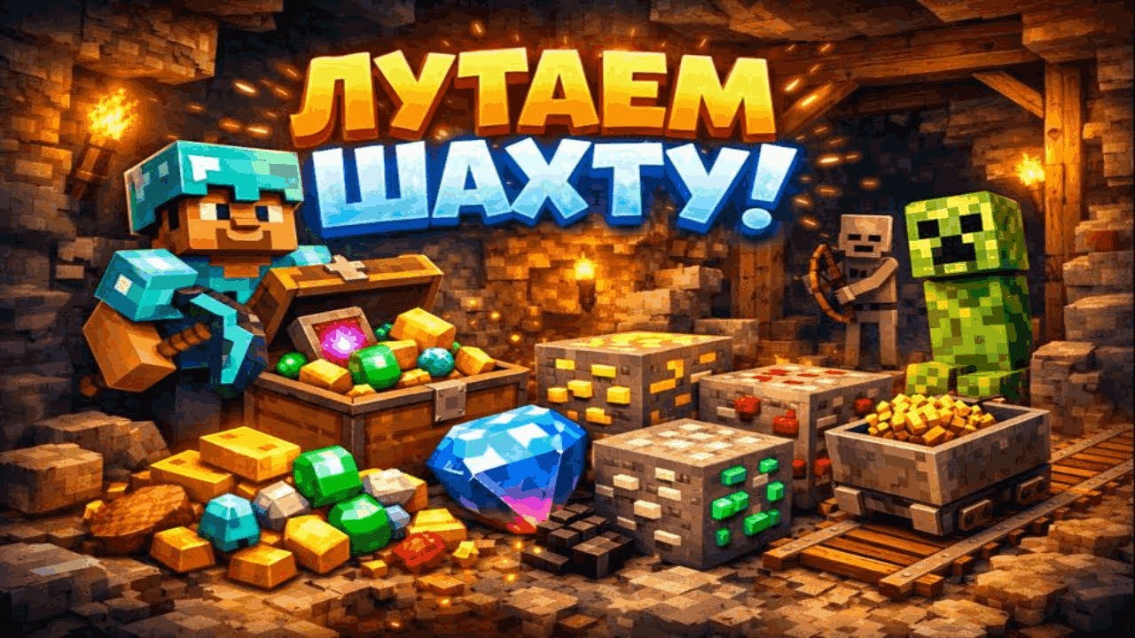 ДОБЫВАЕМ РЕСУРСЫ | Minecraft Выживание #2