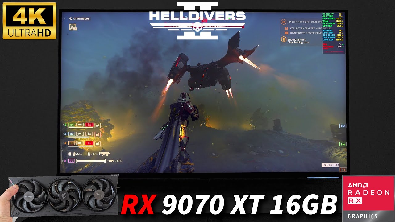 Helldivers 2 | RX 9070 XT 16GB | i9-12900K | Samsung Odyssey Neo G7 43" 144Hz 4K | POV