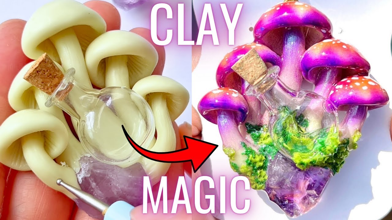 Turning Clay Into A Magical Memorial pendant.