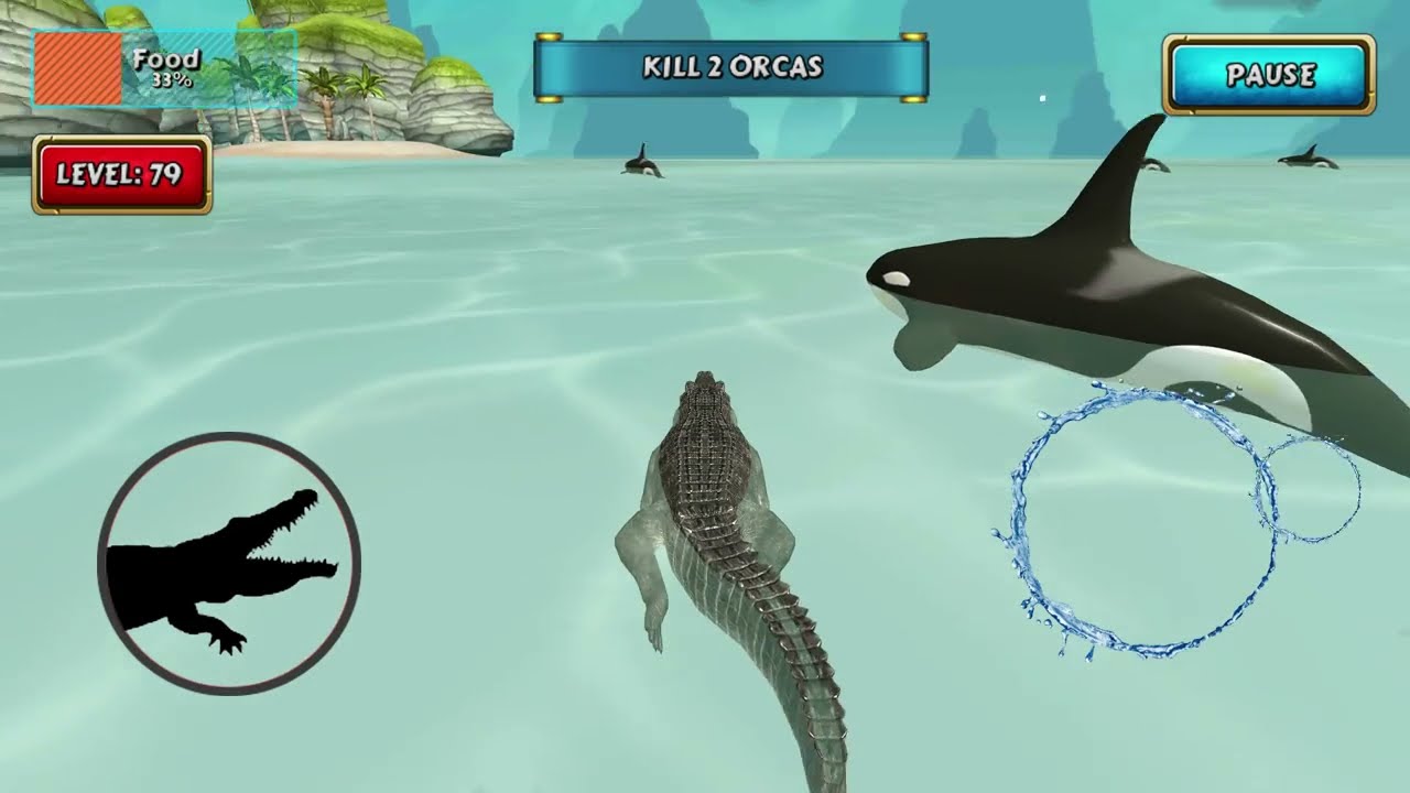 Crocodile Beach Attack! Watch in Terror as He Hunts for His Next Meal #8