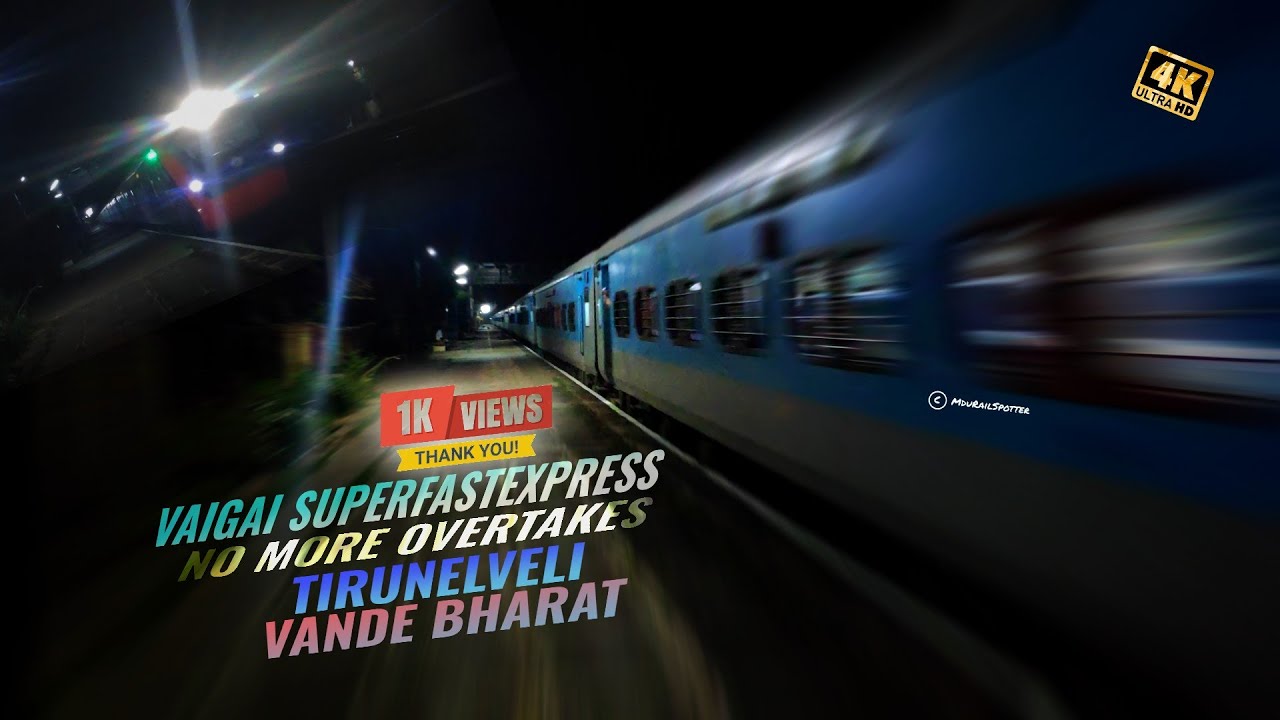 Amrit Bharat Express Inauguration! Speed to Legacy: Vande Bharat Express Reflects on the Vaigai Era