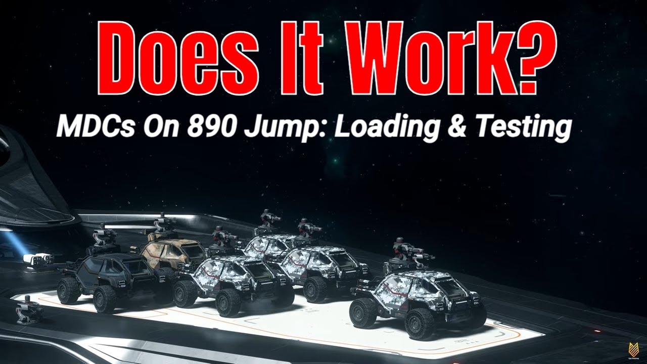 Does It Work? You Will Be Surprised! 890 Jump MDC Loading & Testing | PTC  Pt.6 | Star Citizen 4k