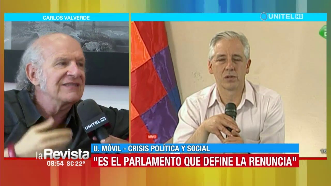 Carlos Valverde da su punto de vista sobre la renuncia de Evo Morales