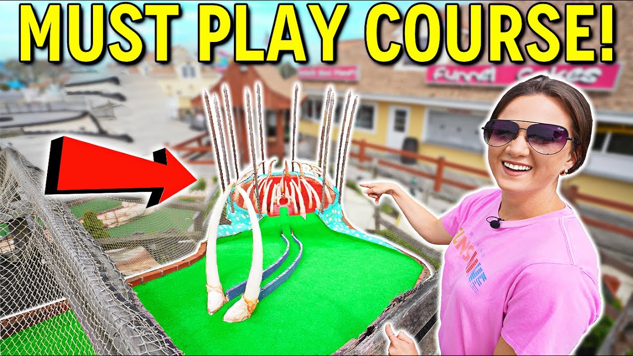 We've NEVER Seen a Mini Golf Course Do This! - EPIC One of a Kind Course!