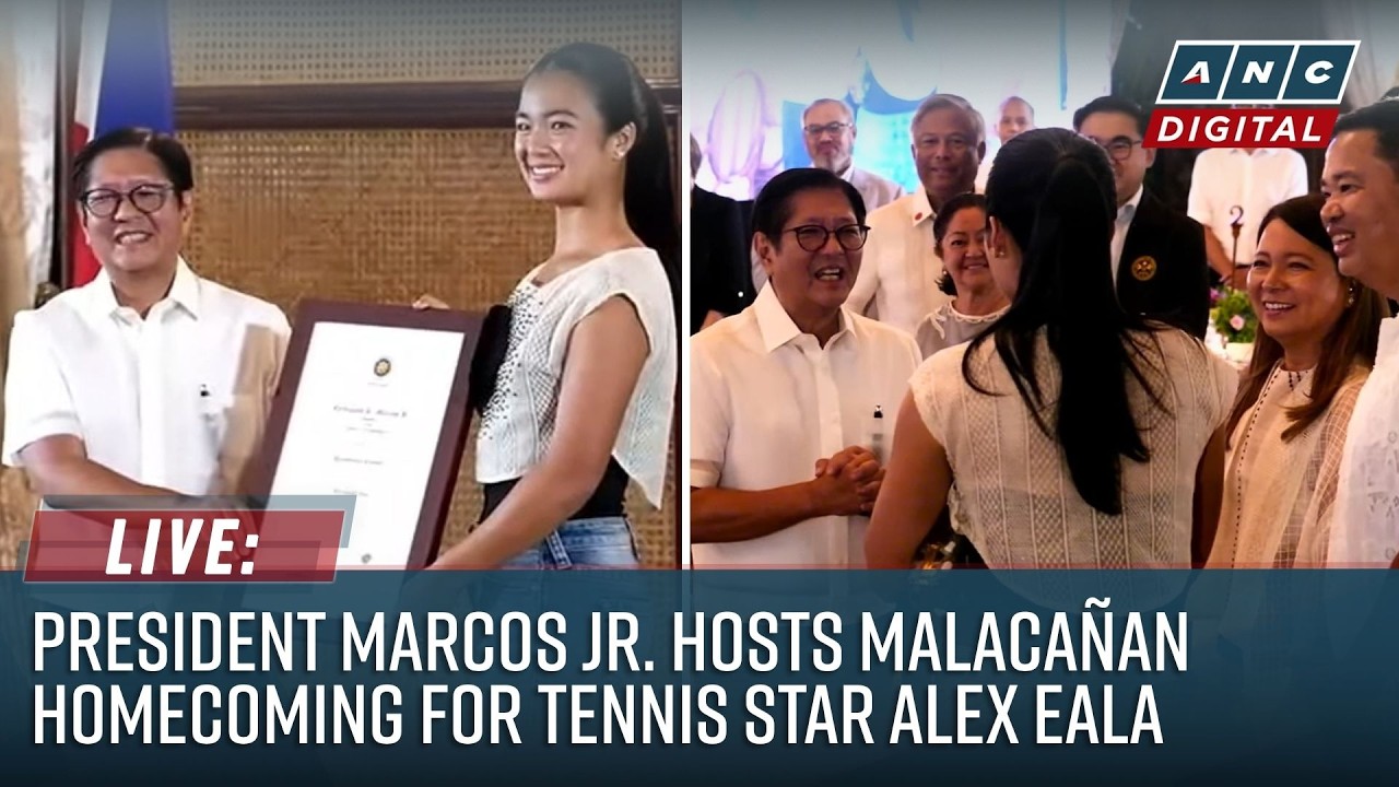 LIVE: President Marcos Jr. hosts Malaca&ntilde;an homecoming for tennis star Alex Eala | July 13, 2026