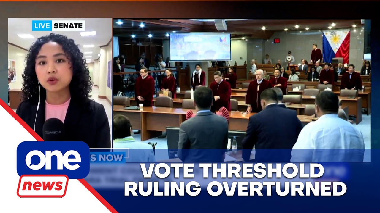 Impeachment court changes voting threshold in VP Duterte trial | One News Now