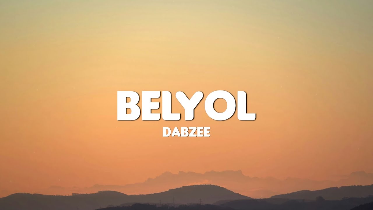 Dabzee - Belyol (Lyrics) | Edappal Bappu and Rishi Roy