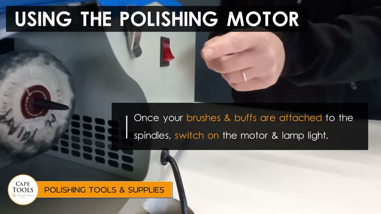 Using A Bench Polishing Motor // Polishing Equipment