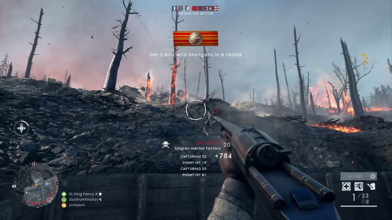 Battlefield 1: Sjögren Inertial 11 Killstreak