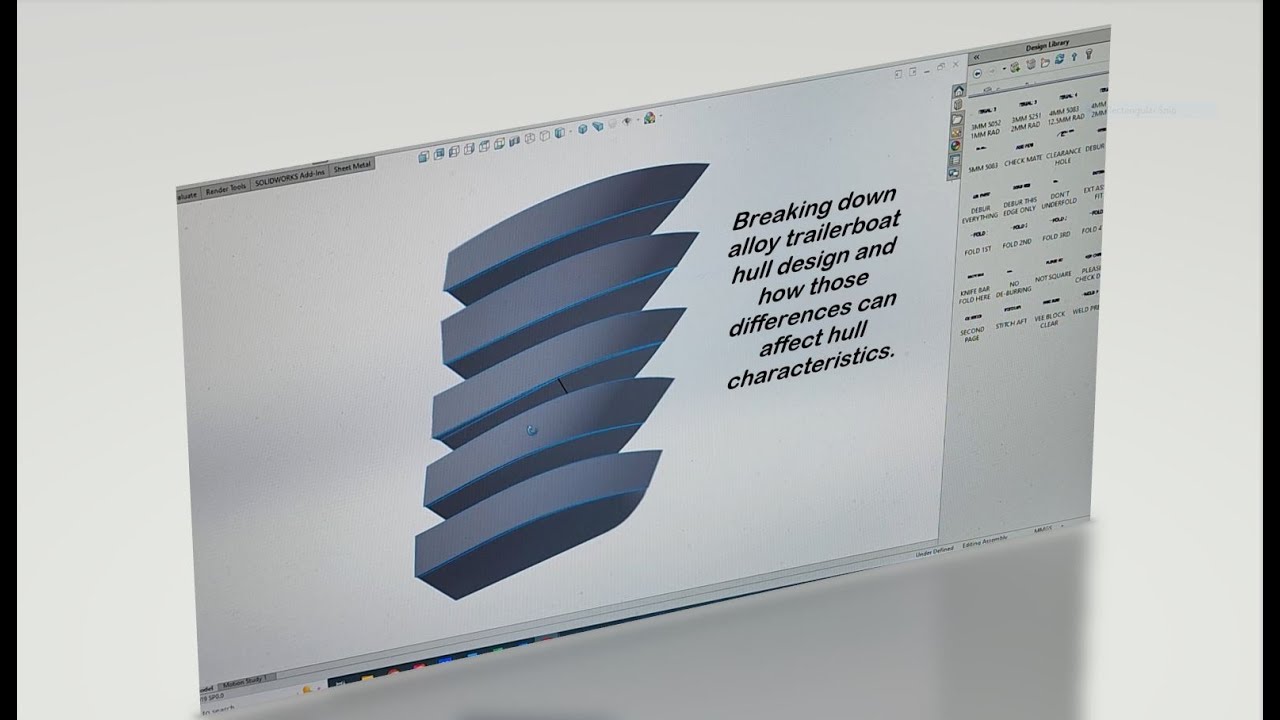 Some differences in Alloy trailer boat hull designs and how these differences affect the ride
