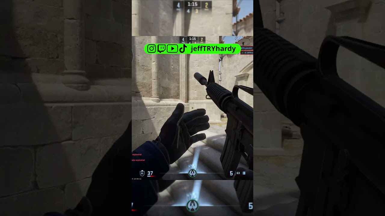 Quando o prata se empolga... #cs2 #fps #gameplay