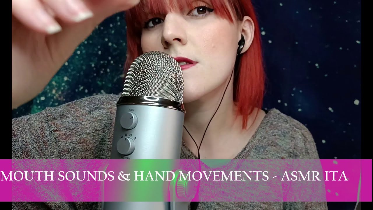 MOUTH SOUNDS PER RILASSARCI [ TICO, COCCO, TONGUE CLICKING,KISSING SOUNDS,HANDS MOVEMENTS]- ASMR ITA