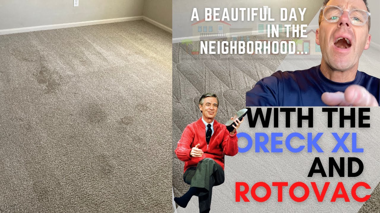 Oreck XL & Rotovac Cleaning w/ Kevin on a beautiful day in the neighborhood
