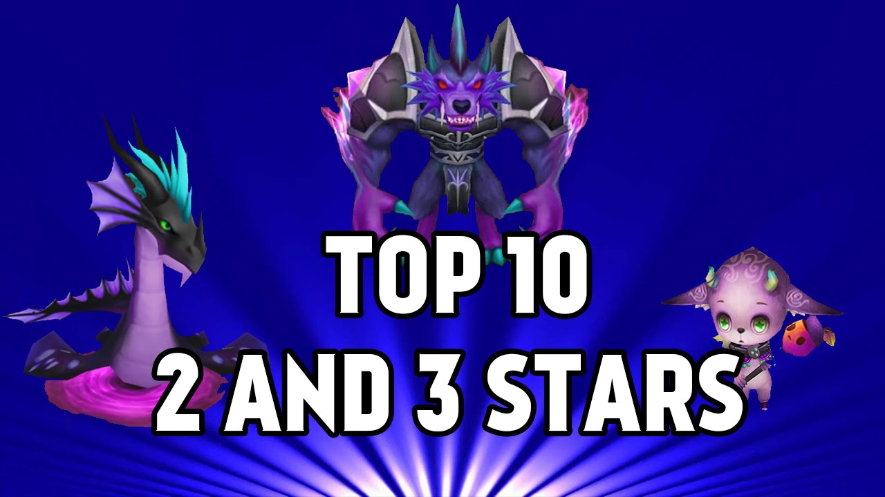 SUMMONERS WAR | Top 10 2 and 3 Star Monster (Dark) - Beginner&acute;s Guide