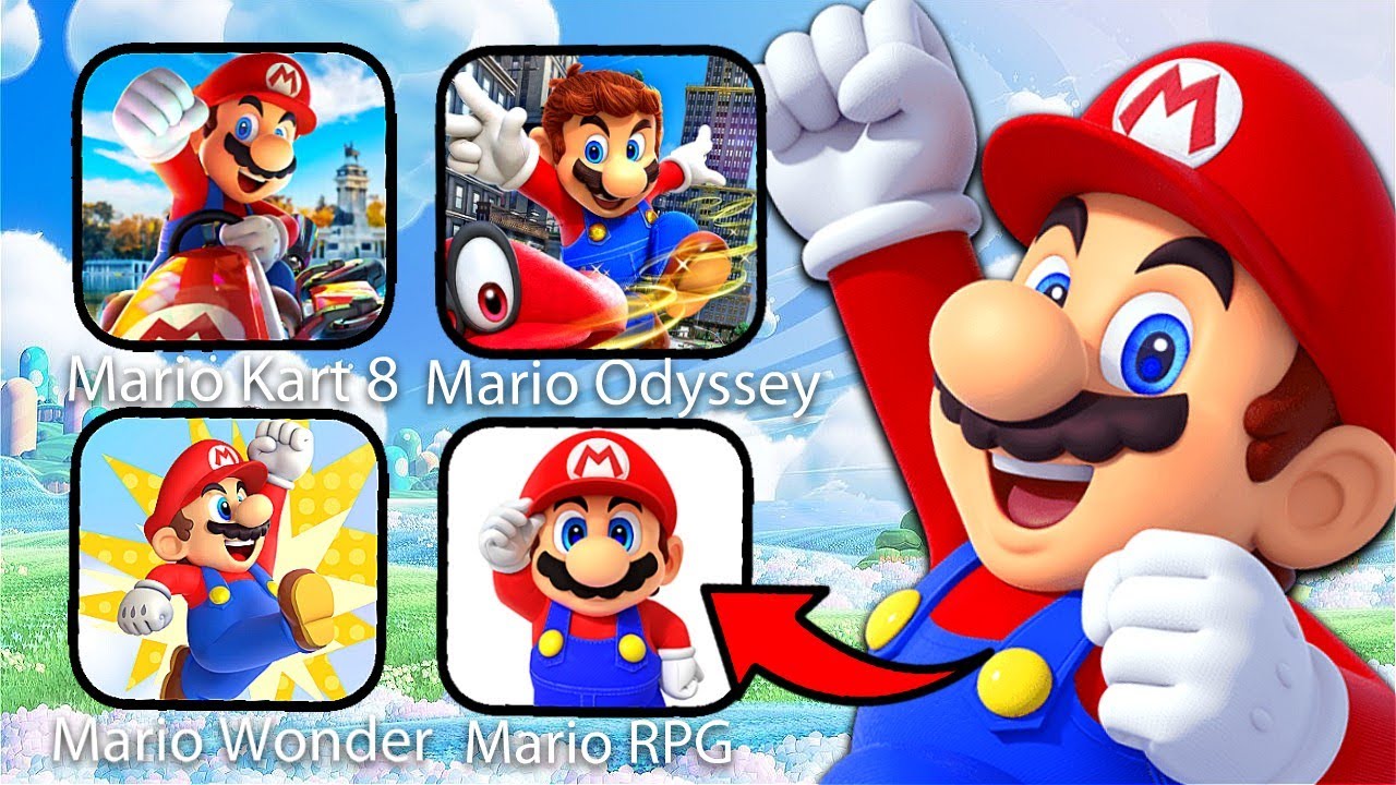 Probé TODOS los MARIO de SWITCH en CELULAR! 😲🔥