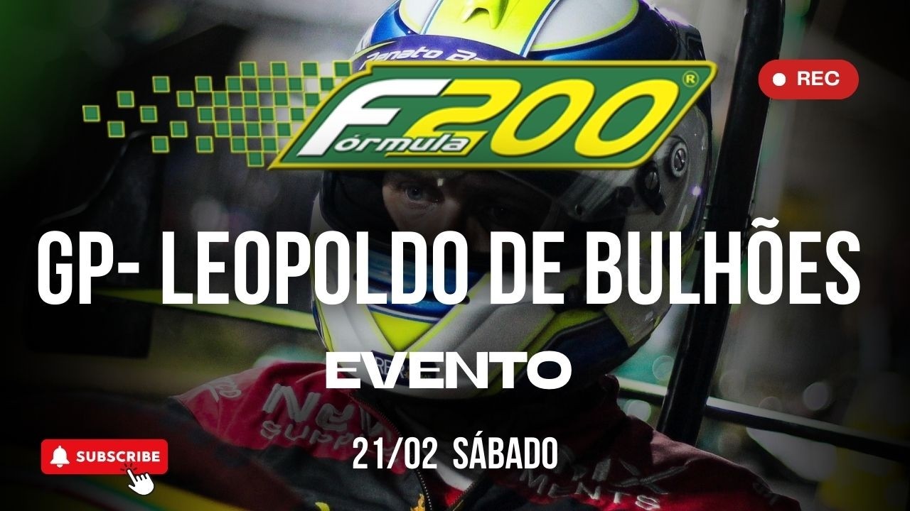 FÓRMULA 200 | Abertura do Evento Sábado | 7ª ETAPA -  GP LEOPOLDO DE BULHÕES