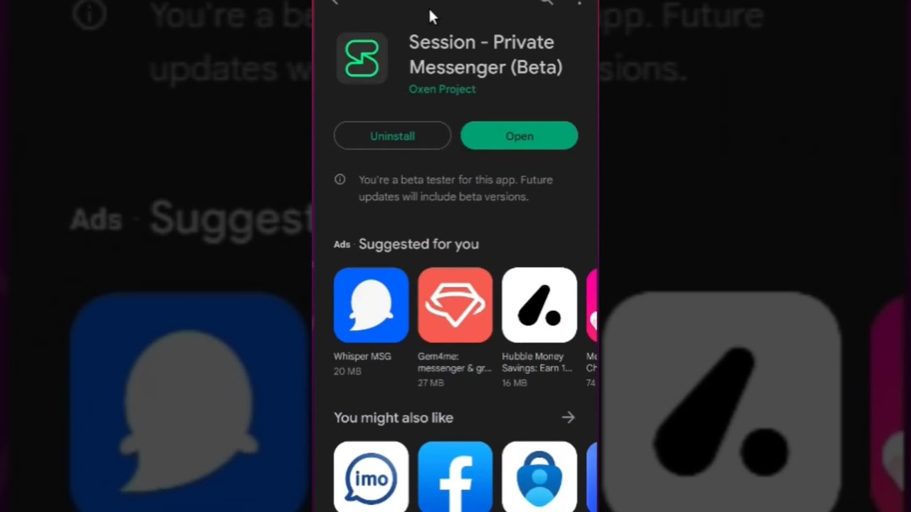 Session Messenger #session #messenger