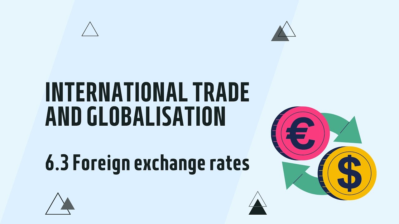 IGCSE Economics Chapter 6.3 Foreign exchange rates (Updated for the 2027 syllabus)