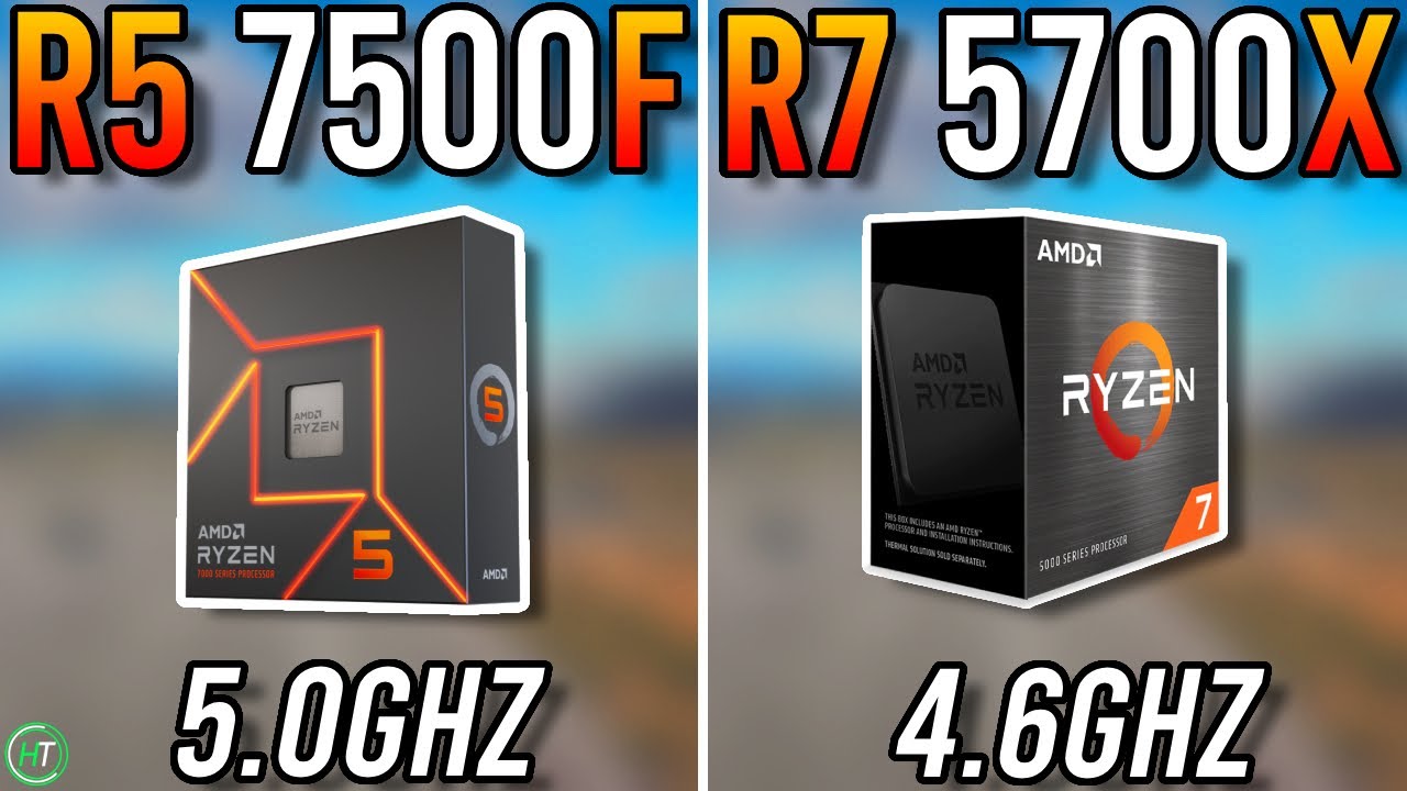 Ryzen 5 7500F vs Ryzen 7 5700X - 1080p/1440p/4K