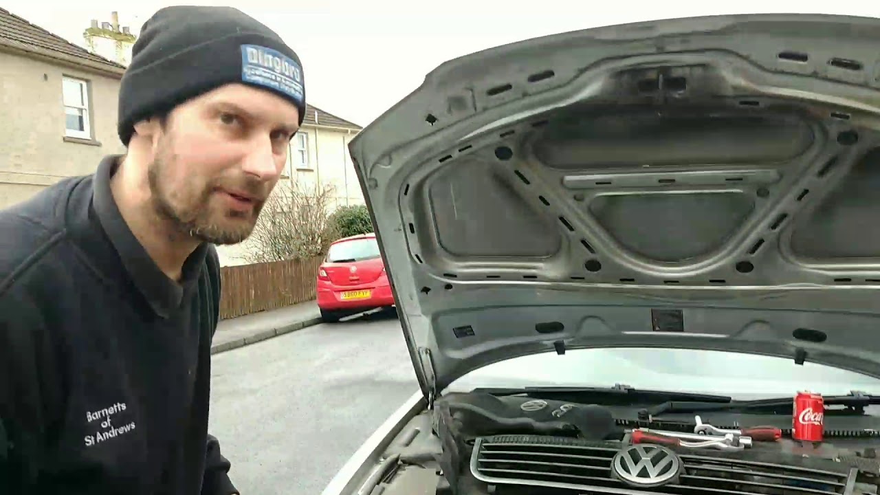 Замена радиатора VW Passat (2004)