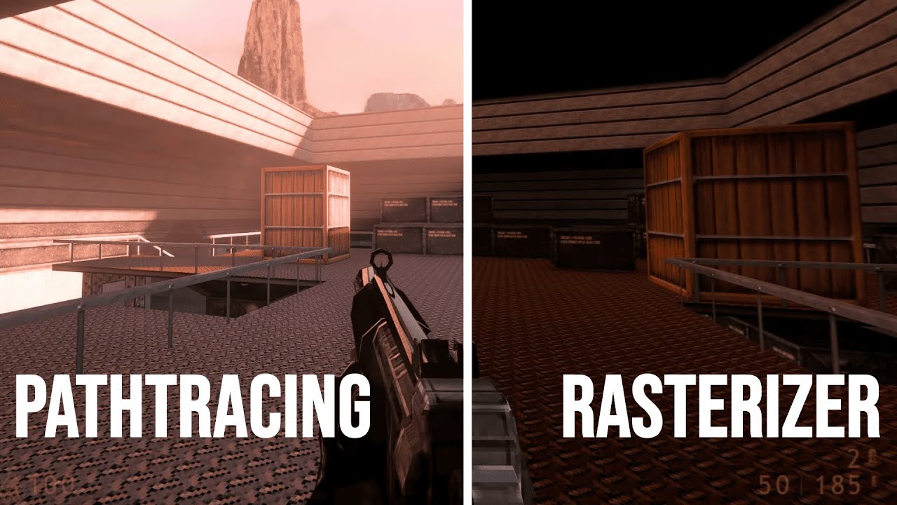 Half Life Pathtracing Walkthrough / Full Game (9070 XT)