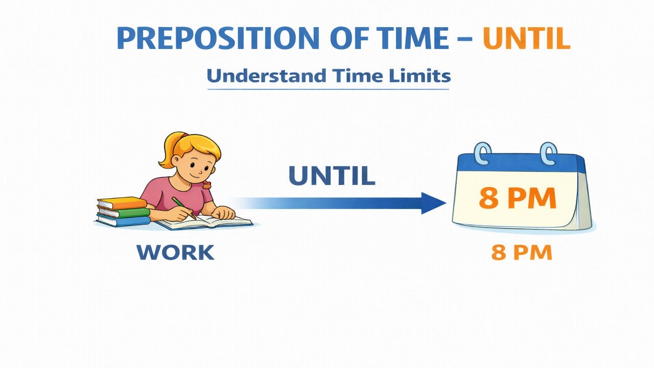 UNTIL – Preposition of Time | Chapter - 7 #until #prepositionsoftime #prepositionoftime