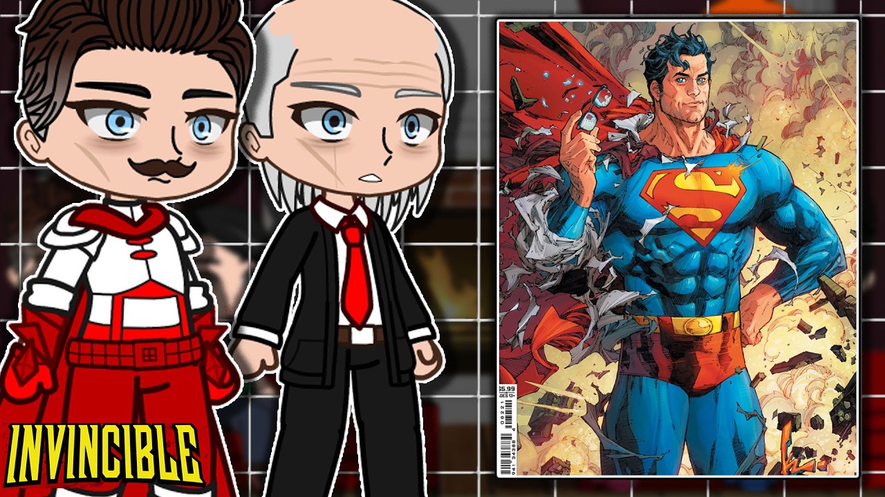 Invincible React To Superman | Clark Kent | Gacha React