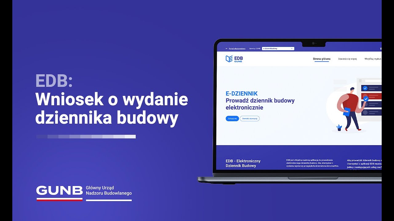 EDB: Wniosek o wydanie dziennika budowy