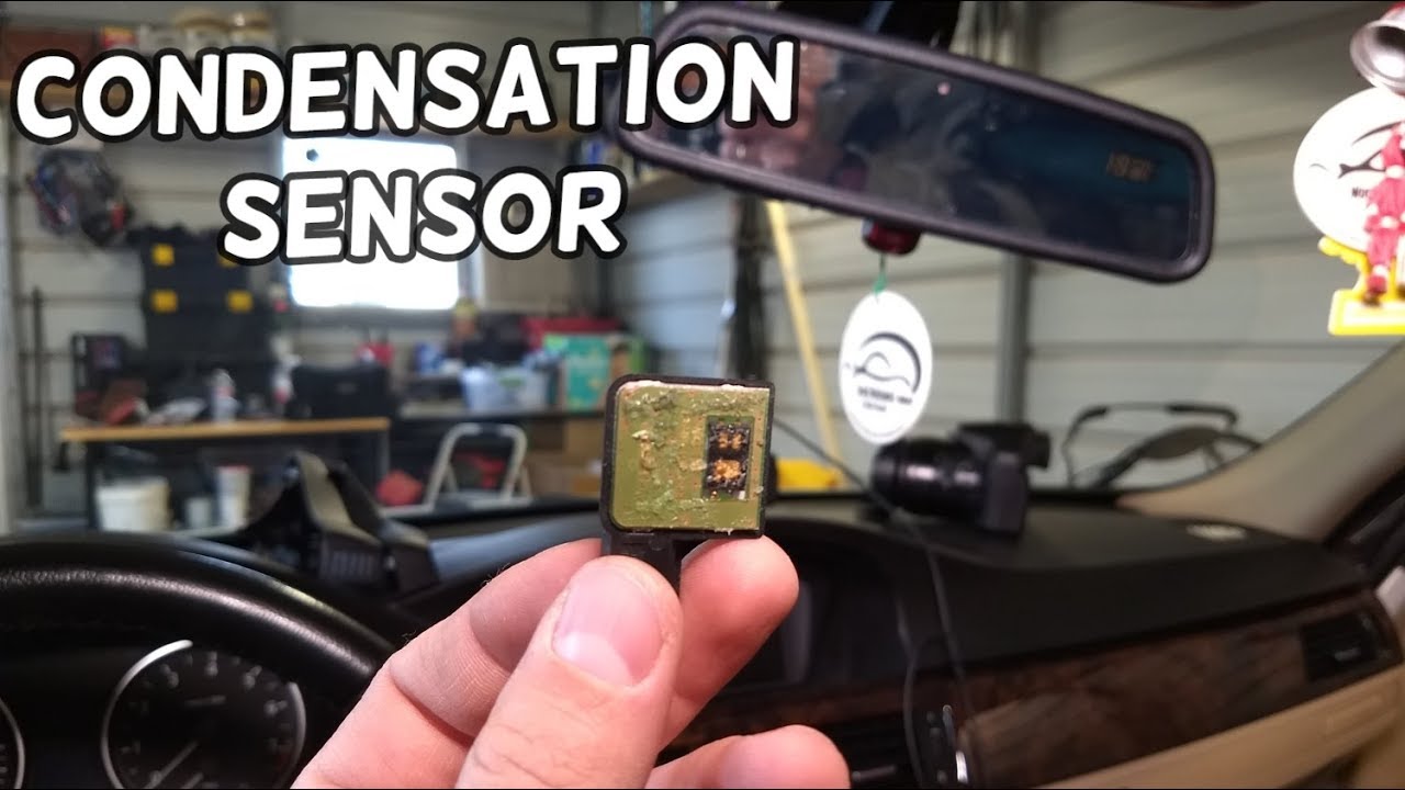 HOW TO REMOVE AND REPLACE WINDOW CONDENSATION SENSOR FOGGING SENSOR BMW