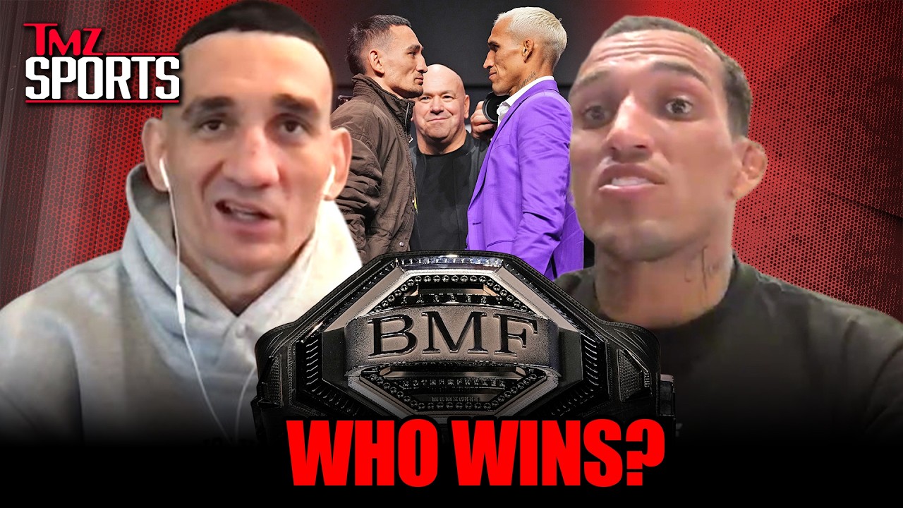 Who is the BMF? Max Holloway, Charles Oliveira and The TMZ Sports Crew Weigh In! | TMZ Sports