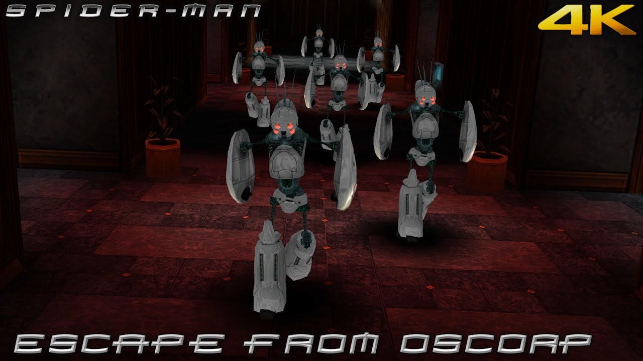 Spider Man: The Movie Game (2002) PC - Escape from Oscorp - Прохождение (4K)
