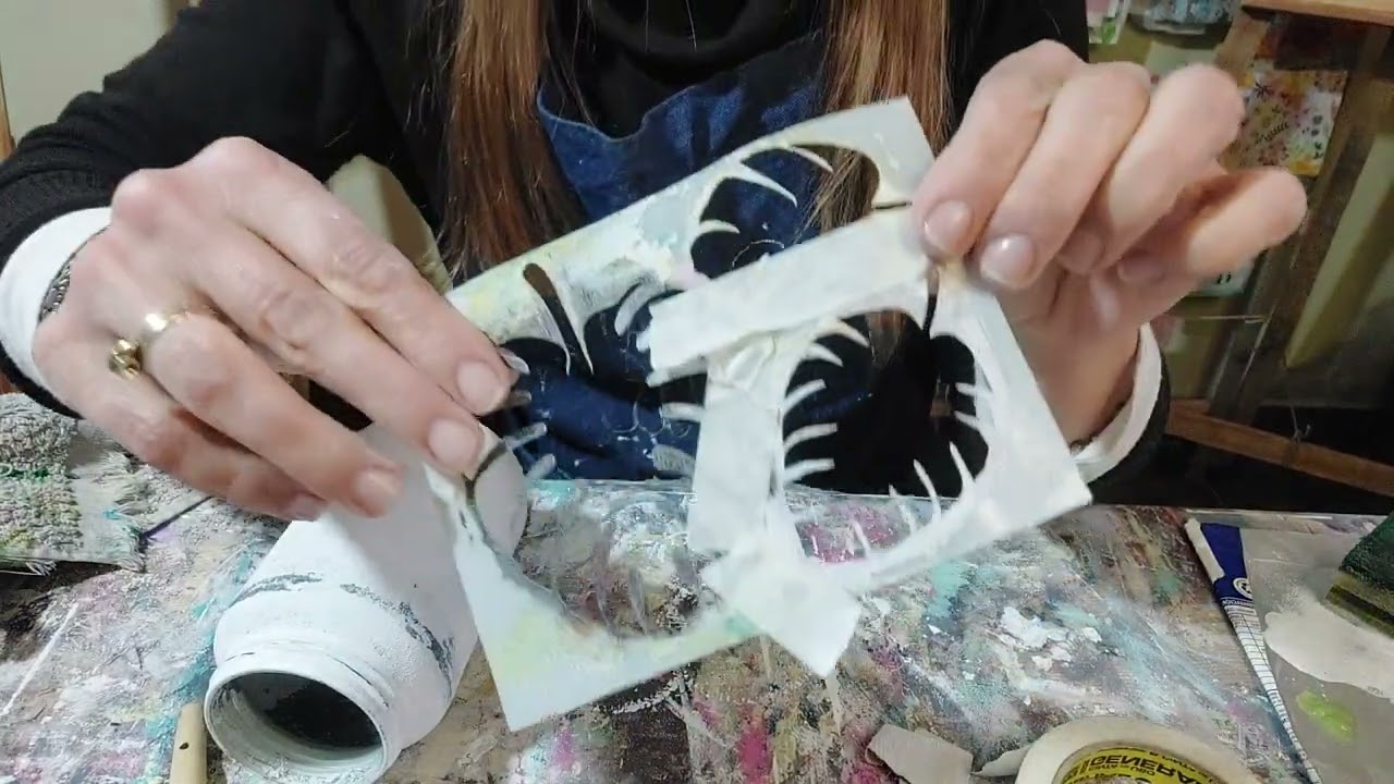 Como pintar en vidrio estilo antiguo y uso de Estencil fácil y sencilla 🎨 💕 💯