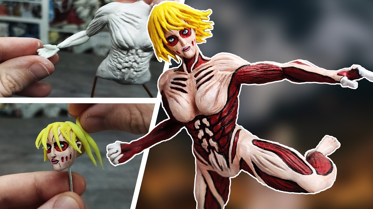 Sculpting FEMALE TITAN  *** Attack on Titan *** Tutorial in DAS