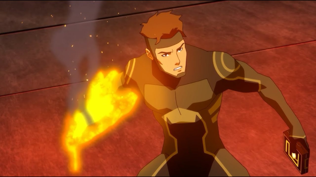 Geoforce Powers and Fight Scenes - Young Justice