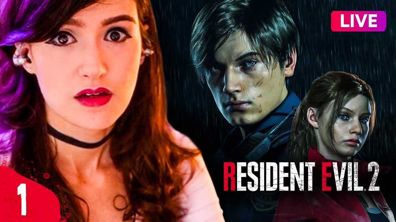 RESIDENT EVIL 2 STARTS NOW! 💜 NO SCREAM GUARANTEE