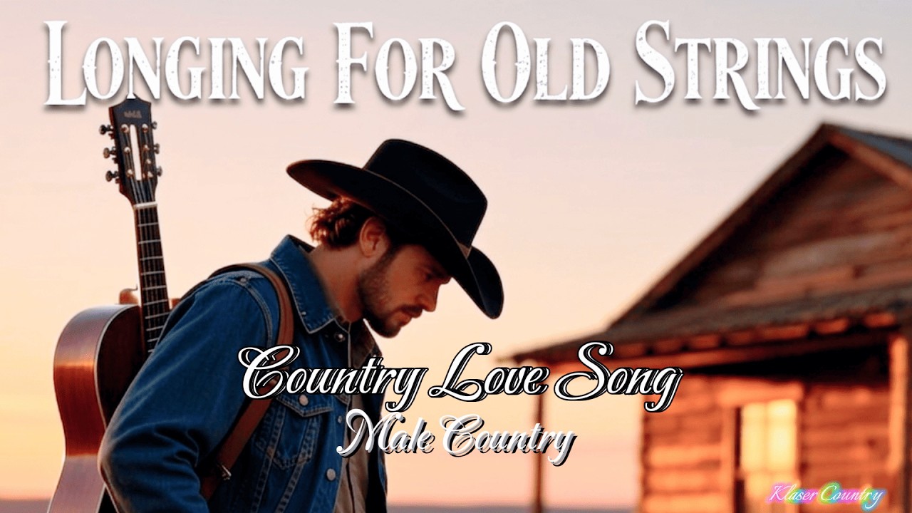 LONGING FOR OLD STRINGS (Male Vocal) | country love song | klasER country | official lyric video