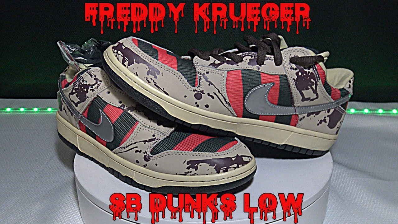 Freddy Krueger SB Dunks Low Bootlegs