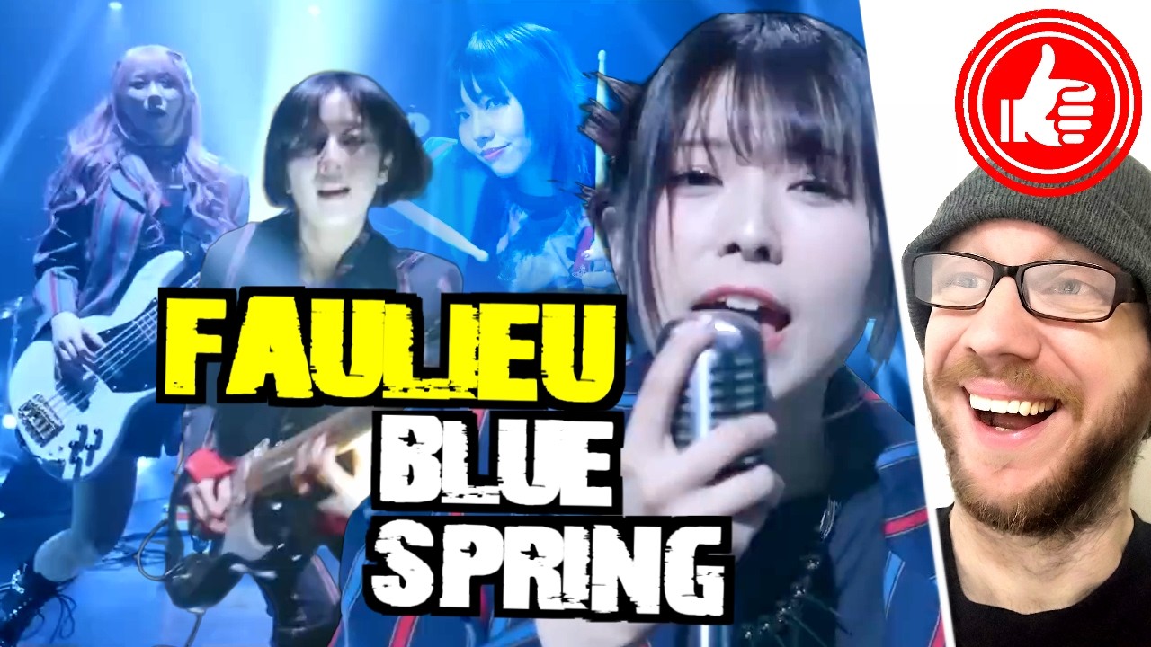 FAULIEU 💙 BLUE SPRING ...reaction to a livehouse band on the major stage「 フォリュー 蒼い春 」