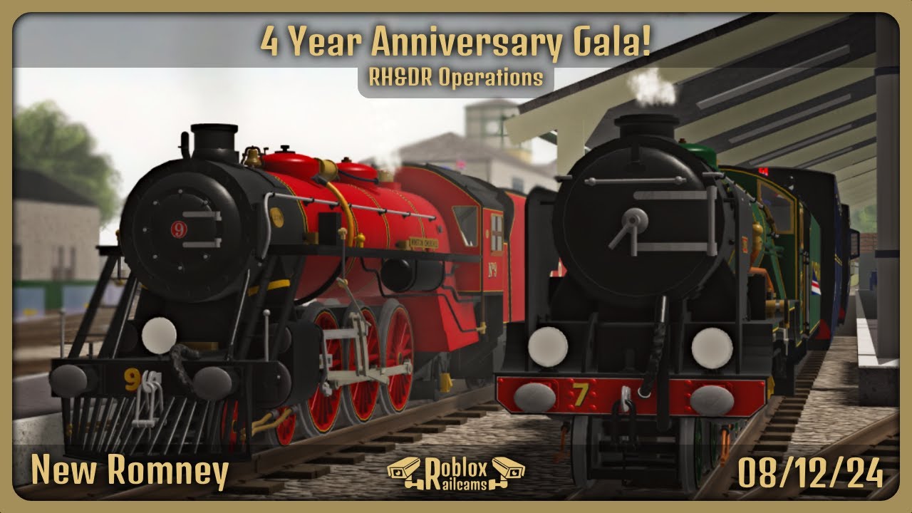 🔴 RH&DR Operations 4 Year Anniversary Gala!  |  New Romney Station Cam  |  Roblox Railcam