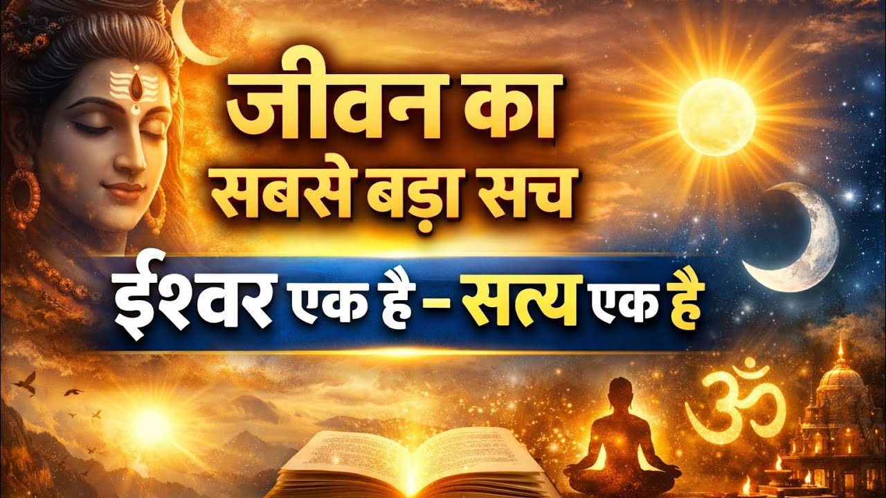 “सत्य क्या है? | ईश्वर एक है – जीवन का सबसे बड़ा सच | Spiritual Truth”@ajaykumar9844 
