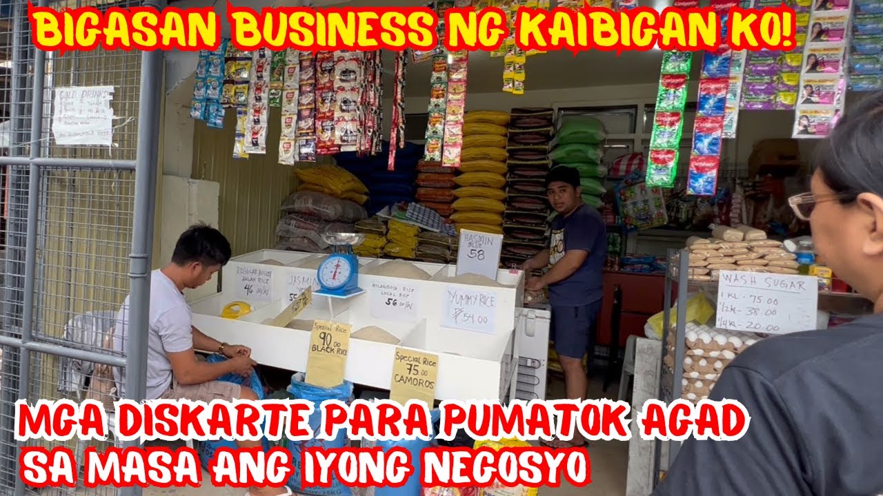 BIGASAN BUSINESS NG KAIBIGAN KO! | MGA DISKARTE PARA PUMATOK AGAD SA MASA ANG IYONG NEGOSYO